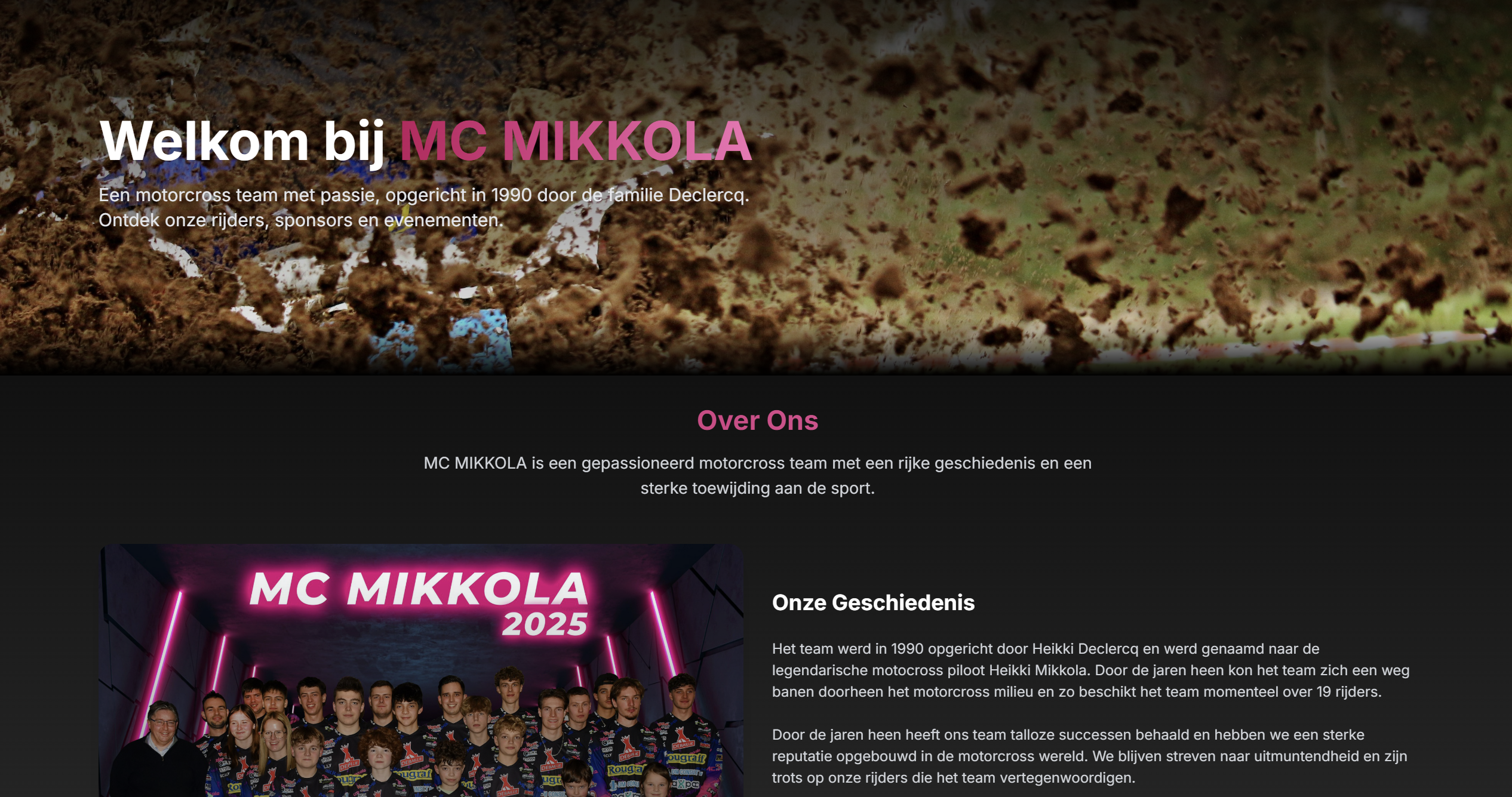 Website met CMS